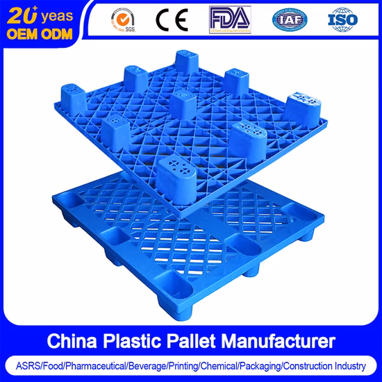 Entrepôt industriel palette en plastique ISO robuste pour le stockage