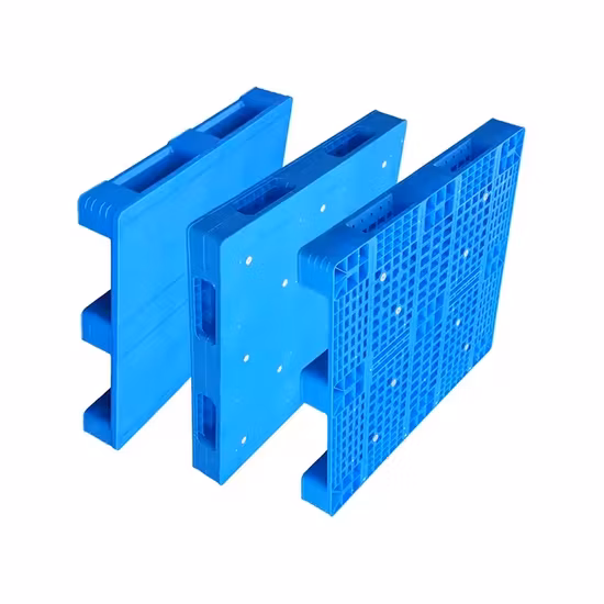 Best Selling Products HDPE Single Faced Storage Damp Proof Light Duty Plastic Pallet for Sale