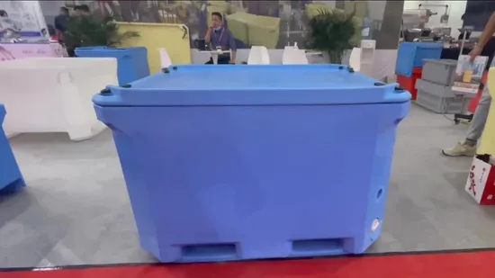 Heavy Duty Huge Bulk Storage Regular LLDPE Cool Stackable Fish Insulated Plastic Pallet Box for Transportation