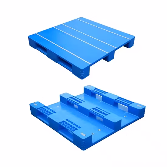 Best Selling Products HDPE Single Faced Storage Damp Proof Light Duty Plastic Pallet for Sale