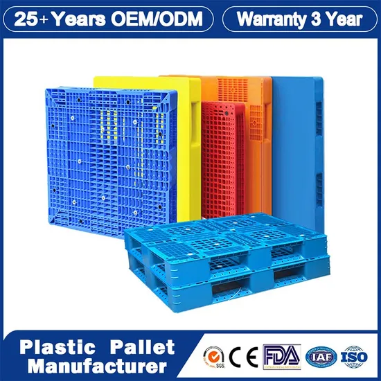 Palette industrielle résistante de déversement en plastique de recyclage rackable de contrôle de confinement d'huile à 4 tambours