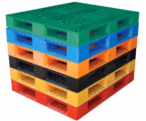 Palette en plastique résistante facile à nettoyer de rackable d'usine d'OIN